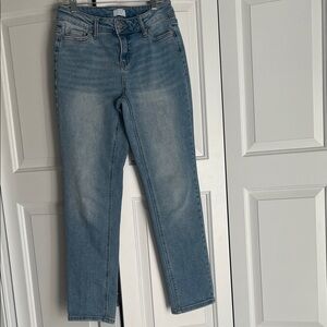 Time and Tru Light Blue Straight Leg Jeans